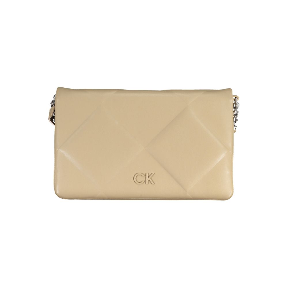 Calvin Klein Bej Polyester El Çantası